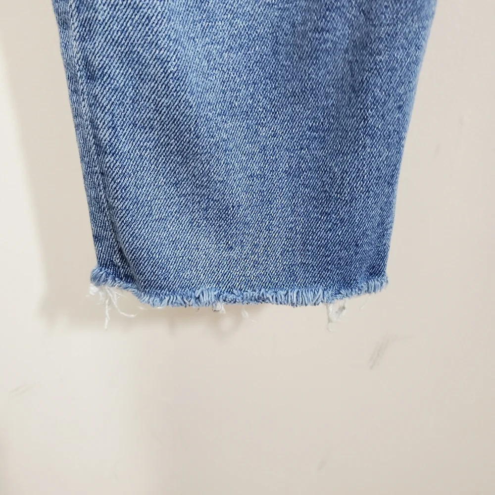 Re/Done Jeans 90's High Rise Ankle Crop Retro Boho Casual Denim Size 26 - Picture 3 of 12